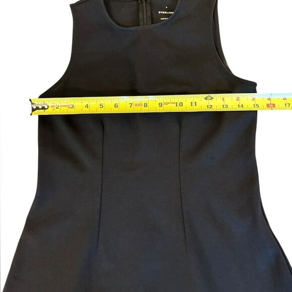 Everlane The Dream 90’s Shift Dress Black Sleeveless Mini Womens Size Small - Picture 10 of 11